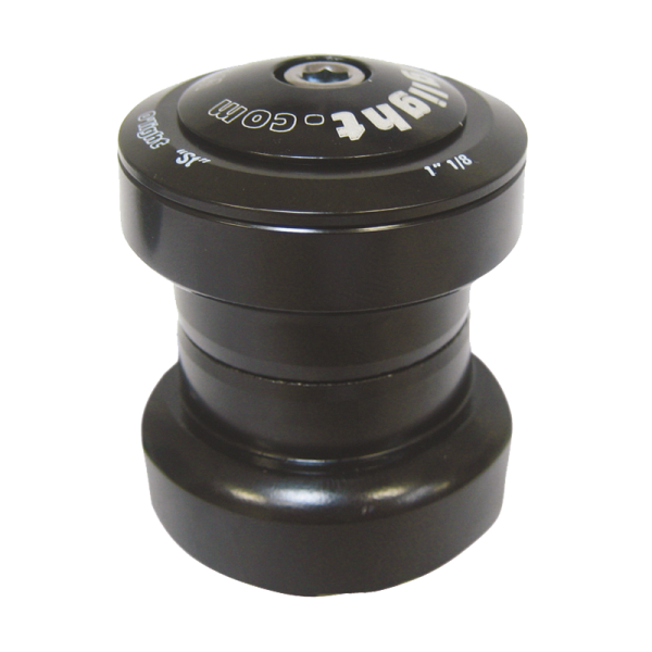 Steuersatz, O`LIGHT ST ,Ahead, 1"1/8-1"1/2, Steel, black