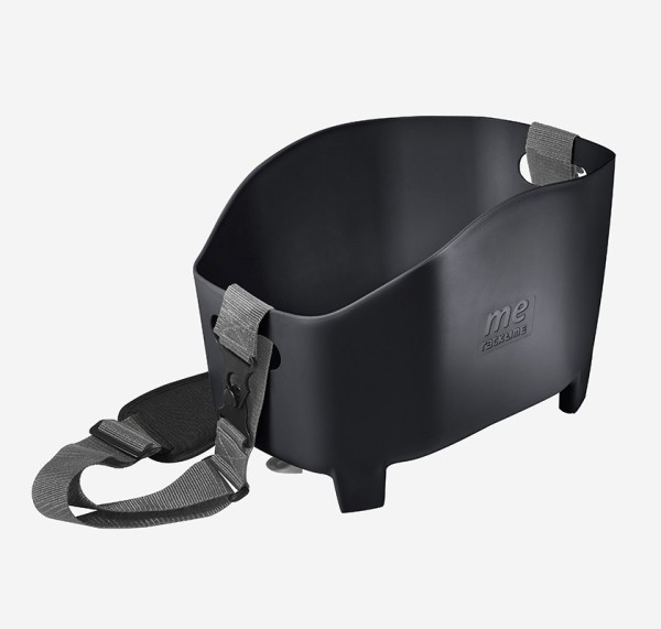 Racktime Korb Me 15L Gepäckträgerkorb schwarz mit SNAPit-Adapter