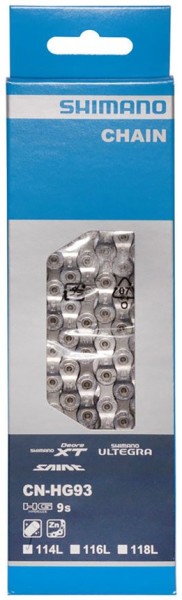 Shimano Ultegra 04/XT 10 Kette, CN-HG93114, 9-fach