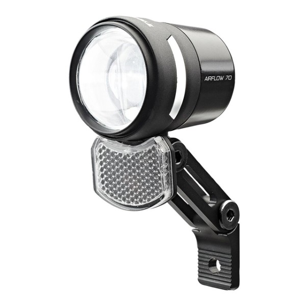Trelock LS 785-T BIKE-I AIRFLOW Scheinwerfer 70 Lux Schwarz Dynamo-kompatibel
