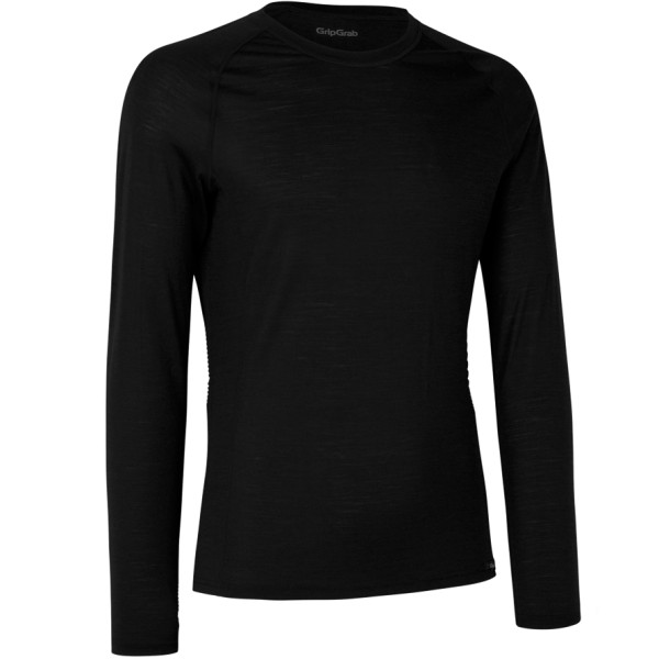 GGMerinoLongSlBaseLayerLblack Sleeve Base Layer, Black, L