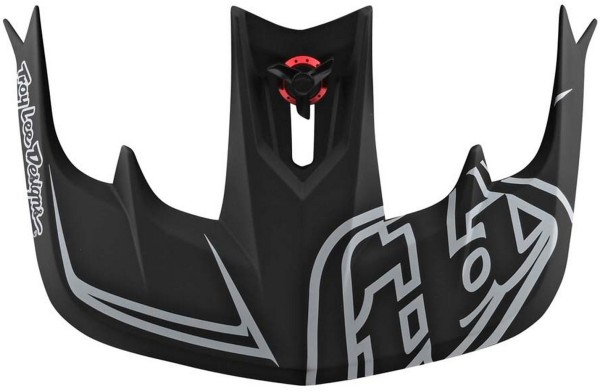 Troy Lee Designs Stage 2020 Helmet Visor, Pinstripe Black/White
