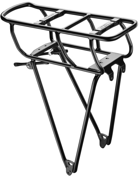 Gepäckträger E-Bike Shimano STePS, schwarz, 28", für Standard Rücklichter, 12mm