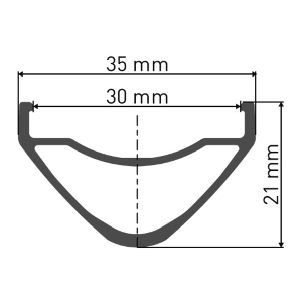 HX 1700 SPLINE Laufrad 29" CL 30 148/12 MS