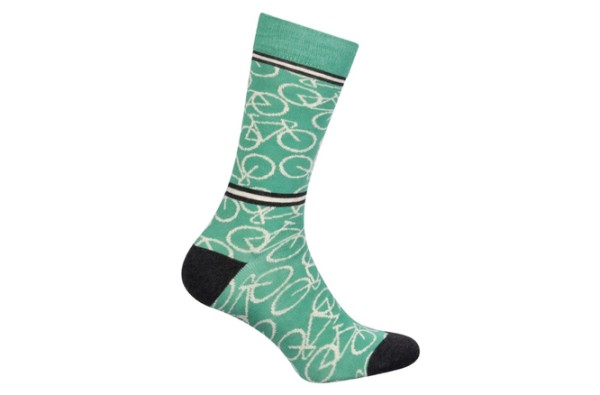 Le Patron Bicycle Socks celeste 39-42