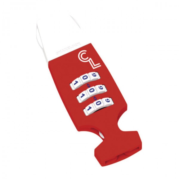 LAZER Cappuccino Lock white red