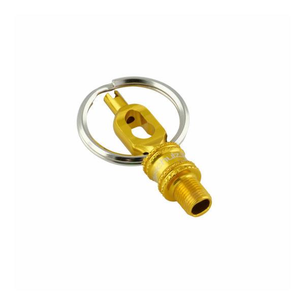 Ventiladapter, V.5 Mini-Tool Alu eloxiert GOLD 1 Stück
