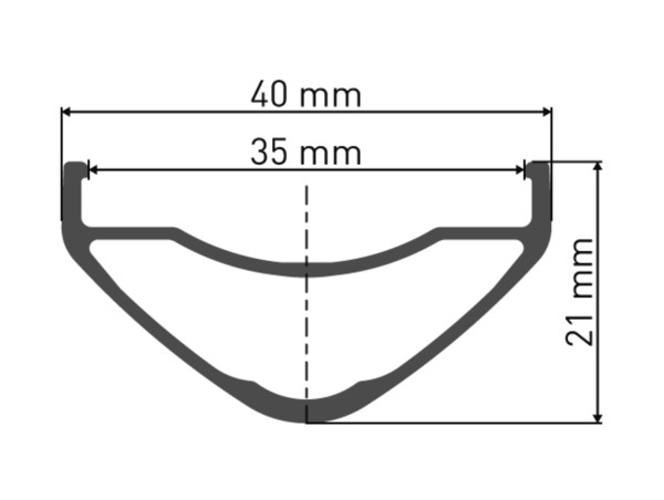 HX 581 Felge DB 27.5" 35 32L