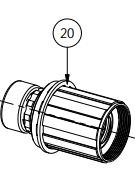 WTB Serra - Shimano Freehub body Kit 8-10 Speed