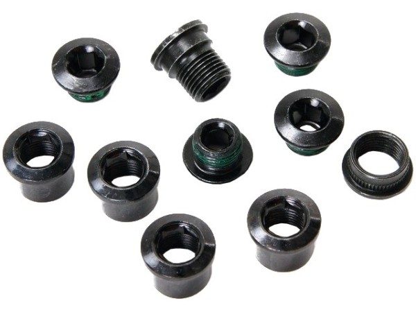 Sram CHAINRING BOLT KIT RED QUARQ HB 5STL BLK