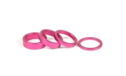 SALT HEADSET BMX SPACERSET, RED, ALU, INCL. 3,5,8,10MM SPACER FOR 1 1/8