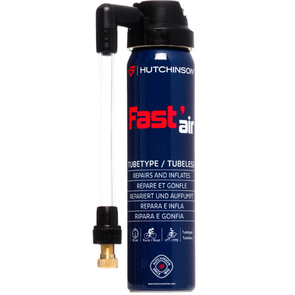 Hutchinson Reparationsspray, RoadMTB FAST'AIR TUBETYPE Tubeless 75ml
