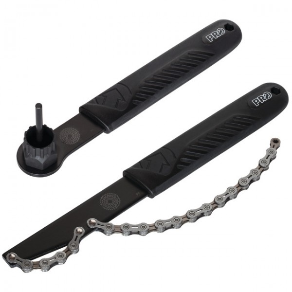 PRO Kassettenabzieher und Gegenhalter für Shimano Zahnkranzkassetten schwarz