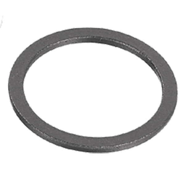 Ergotec Spacer, 1" 25.4 Dicke: 2 mm Aluminium black