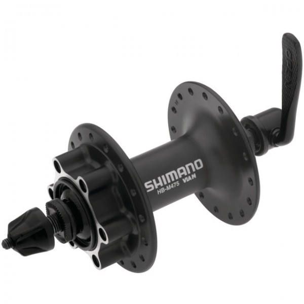 Shimano VR-Nabe Alivio HB-M475 100 mm 36-Loch 6-Loch QR schwarz Box