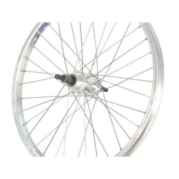 Hinterrad V-Brake 26" Leerlauf NT 36-Loch silber