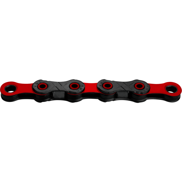KMC Kette, X12 DLC, black/red, 126 Glieder