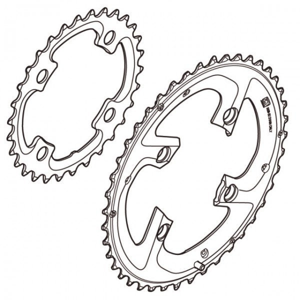 Shimano Kettenblatt XTR FC-M985 40 Zähne AG-Type