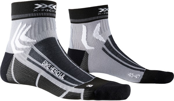 X-SOCKS Men Bike Hero UL opal black/dolomite grey