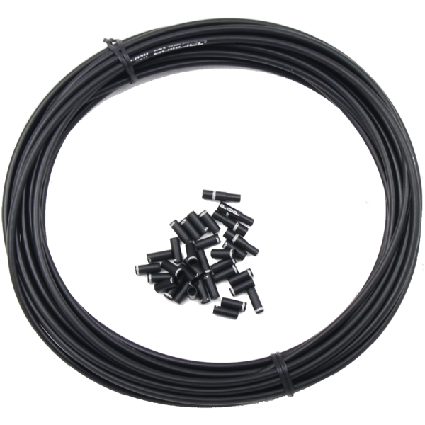Schaltkabelhülle, SHIFT HOUSING PRO 4mm Rolls 10m LEX-SL, 30 sealed end cap ZHB804
