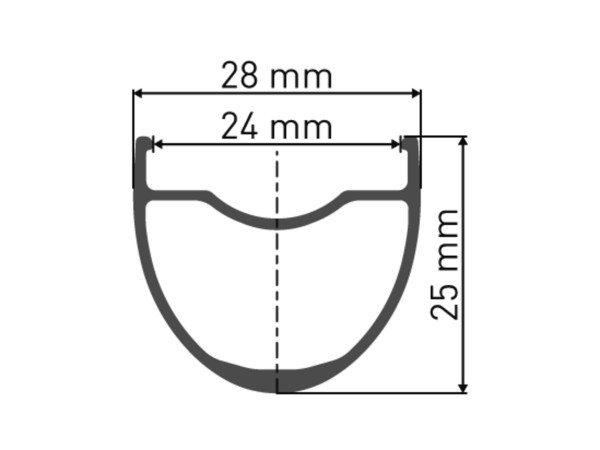 G 540 Felge DB 650B 24 28L