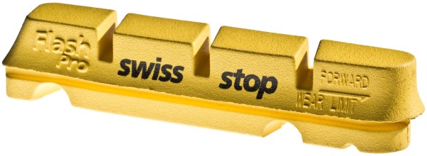SwissStop Bremsschuhe FlashPro Yellow King Shimano/SRAM Road Carbon 2 Paar
