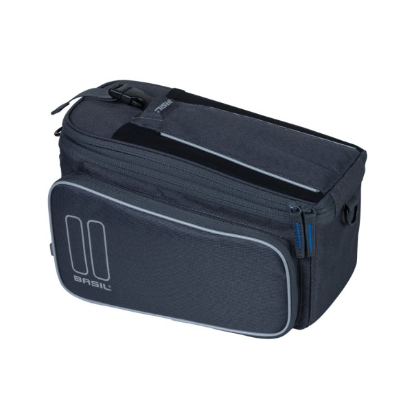 Gepäckträgertasche Sport Design MIK grau