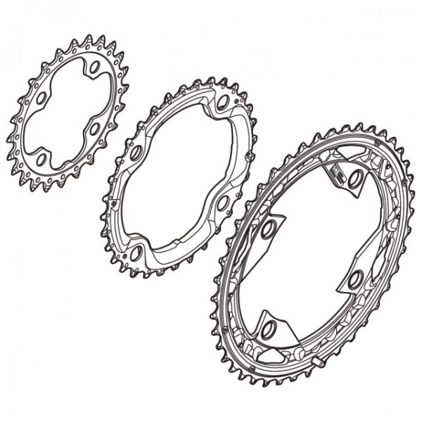 Shimano Kettenblatt SLX FC-M670 32 Zähne AE-Type