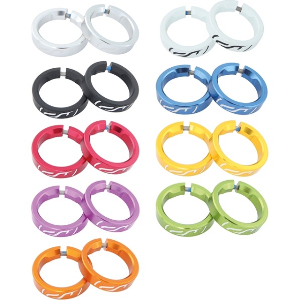 Contec G-Ring Select Klemmringe Weiss Aluminium Set