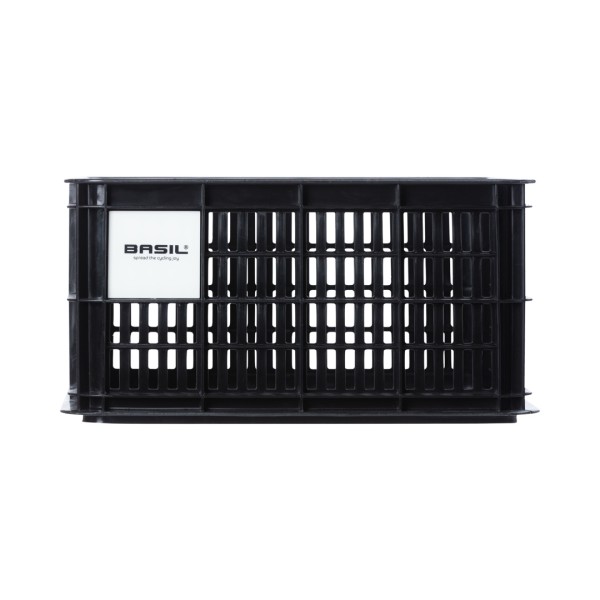 Fahrradkiste S, 17.5L, recycelter Kunststoff, black