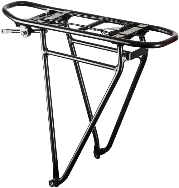 Gepäckträger Eco 2.0 Tour, schwarz, 26", mit Federklappe