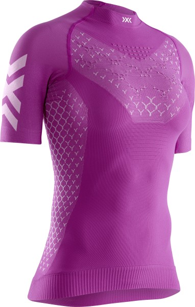 X-BIONIC Women Twyce 4.0 Running Shirt SH SL twyce purple/arctic white, M