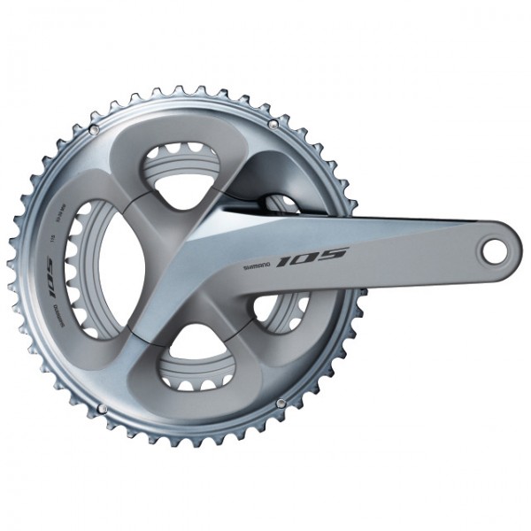 Shimano Kettenradgarnitur 105 FC-R7000 HT II 172.5 mm 50x34 silber Box