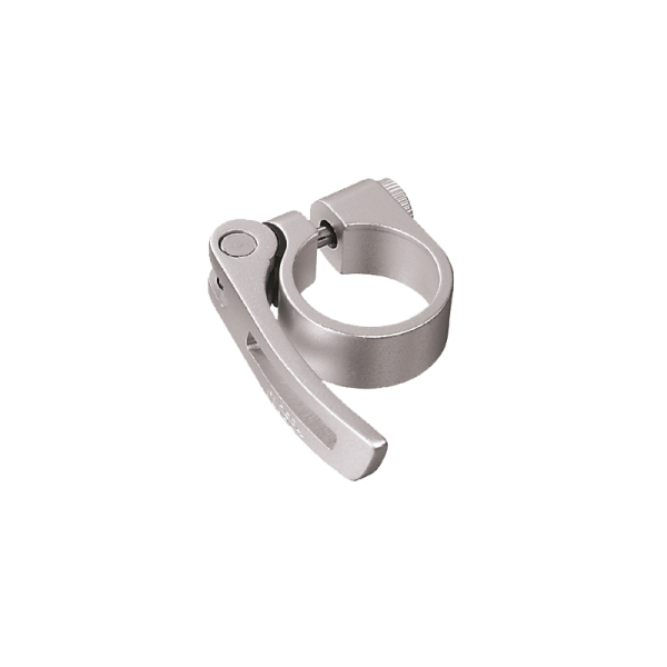 Ergotec Sattelklemme mit Schnellspanner, 31.8 ALU 6061 silver-sand