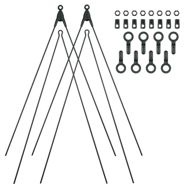 SKS Strebenset Bluemels Basic & Stripes 26/28" 365 mm inkl. Befestigung
