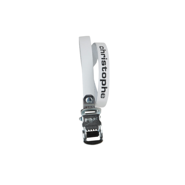 Zefal Pedalriemen Leder weiss L: 370 mm