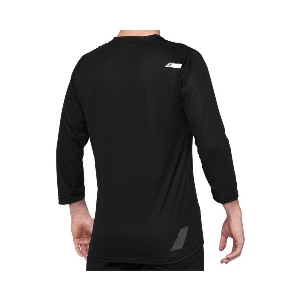 3/4 Jersey Airmatic schwarz M