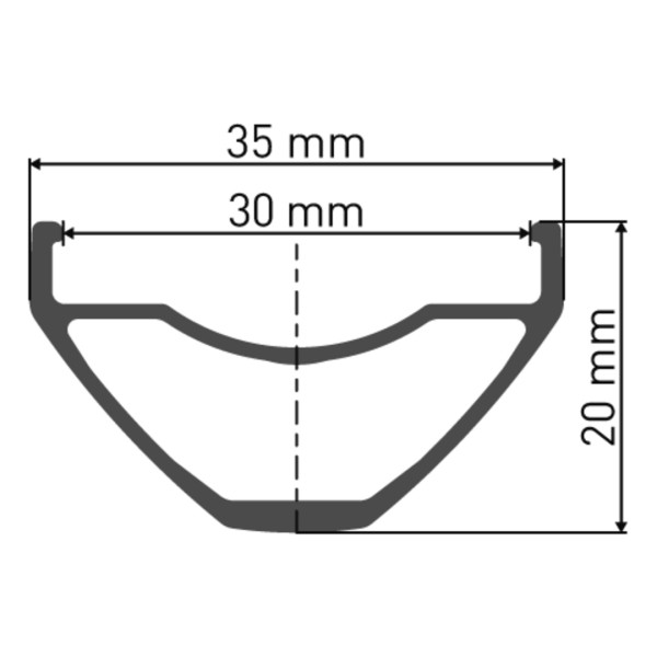 M 1900 SPLINE Laufrad 27.5" CL 30 142/12