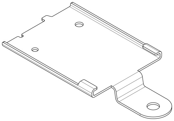 Bosch Plaque de montage ConnectModule BCM3100 pour BDU33YY argent
