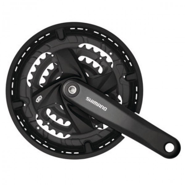 Shimano Kettenradgarnitur FC-M371-L 4-kant 170 mm 44x32x22 schwarz Box