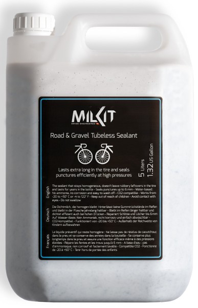 milKit Reifendichtmittel Tubeless Road Sealant, Kanister, 5L