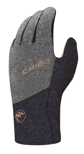 Chiba All Natural Gloves Waterproof dark grey, L