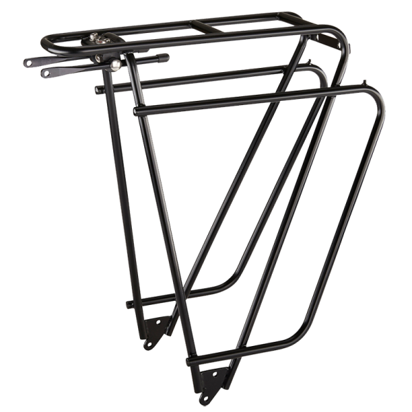 Tubus Gepäckträger, LOGO Classic 26"-28", schwarz, CrMo-Stahl