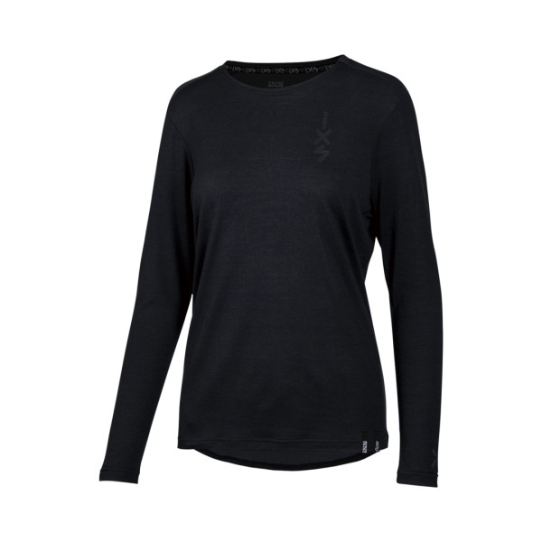 Damen Flow Merino Langarm Jersey schwarz 34