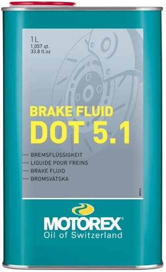 Motorex Brake Fluid DOT 5.1 Bremsflüssigkeit, 1L Flasche