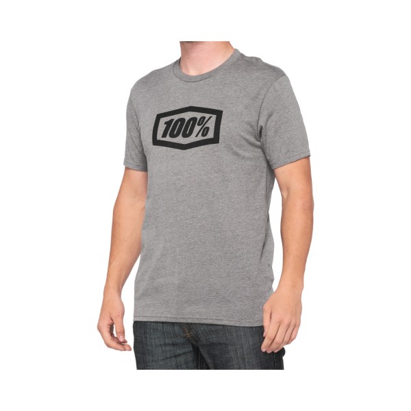 100percent Shirt Icon heather grey XL