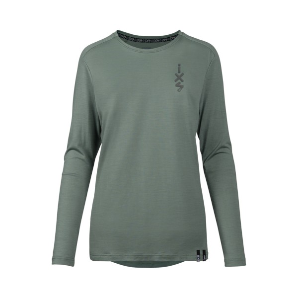 Damen Flow Merino Langarm Jersey sage 34