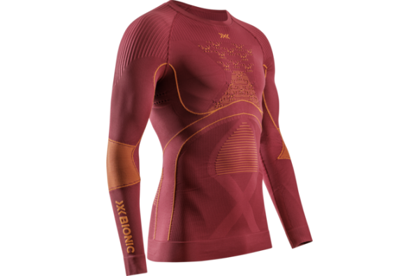 X-BIONIC Men Energy Accumulator 4.0 Shirt LG SL dune red/orange