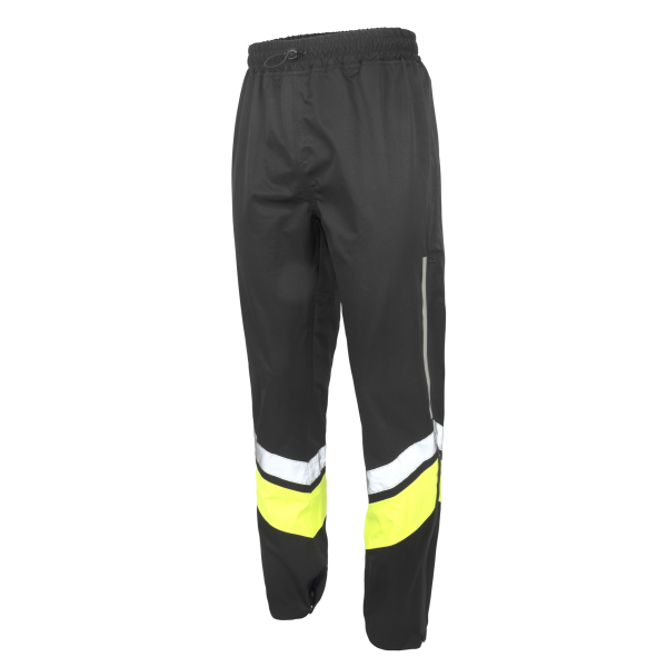 Wowow Regenhose, FUJI, schwarz gelb und reflektierend, M