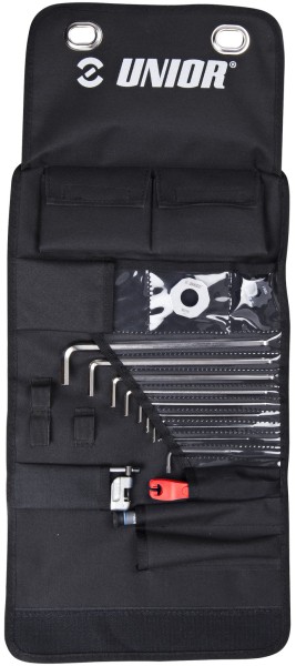 Unior Werkzeugrolltasche Tool Wrap Set, 15-Teilig